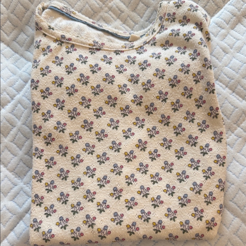 Floral Patterned Long Sleeve Tee